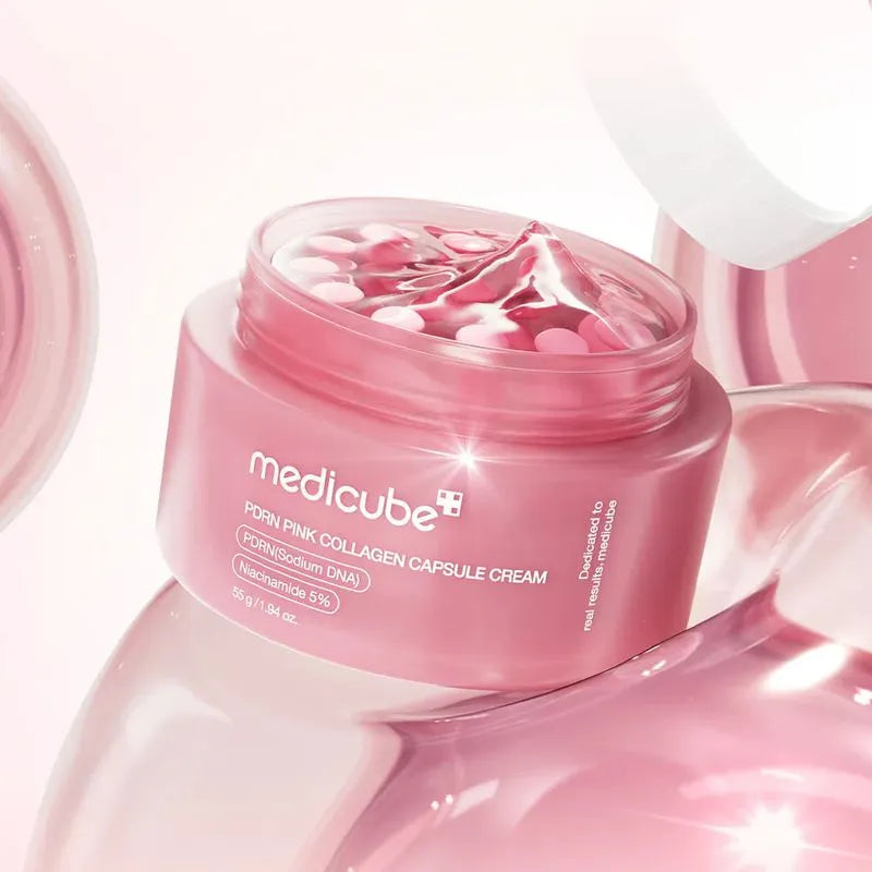 Medicube Crema Pdrn Pink Collagen Capsule 55g Todo Tipo De Piel Día/noche